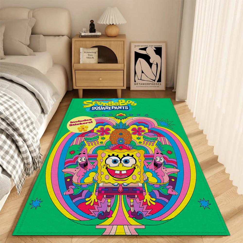 Fashion Entrance Mat Living Room Rugs Decoration S-spongebob Bedrooom Carpet for Kitchen Floor Mats Doormat Front Door Balcony