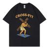 Jesus Funny Christian Gym Meme Tshirt Fashion Vintage Short Sleeve Tshirts Men Women Clothing Casual Cotton T Shirt Streetwear