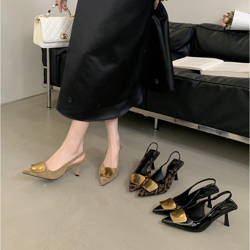 

Женская обувь с леопардовым принтом, туфли на высоком каблуке, остроносые, темпераментные, под юбку, обувь для Spice girls, одинарная обувь, сандалии 39 цветной печати леопарда