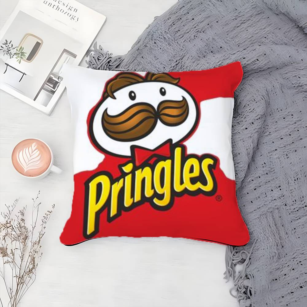 Classic Personality P-Pringles-MT Pillow Case Printing Pillowcase Living Room Sofa Cushion Cover Bedroom Room Decor