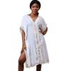 Seaside Vacation Tassel Lace Bikini Cover-Up Dress for Women