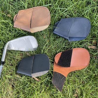 Driver Fairway Wood Hibritler için Golf Kulübü Başlık Kılıfları Suni Deri Golf Kulübü Demirler Wedge Kılıfı Golf Tutkunları için