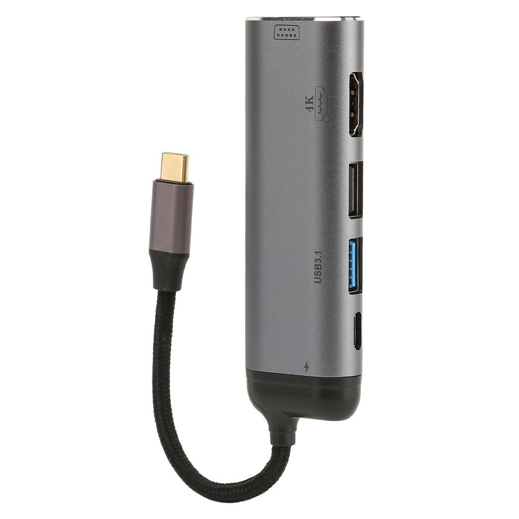 Type C Docking Station Multifunctional Type C to PD100W USB3.1 USB2.0 Type C2.0 4K Type C Hub for
