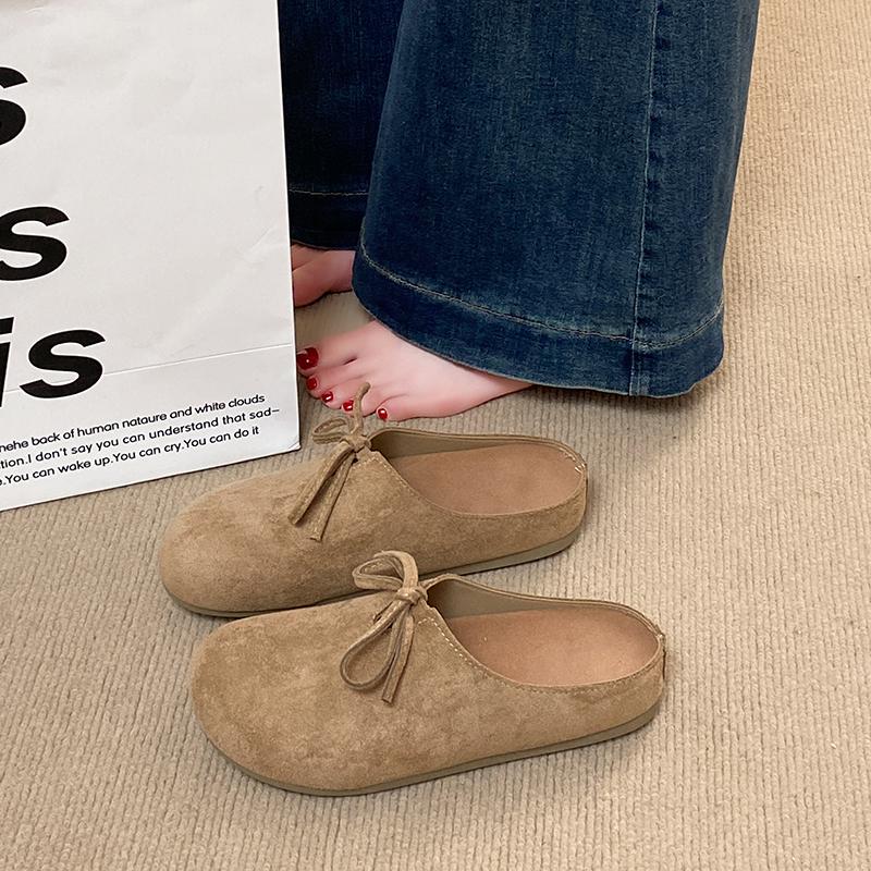 

Модные CRLAYDK Женские Удобные Шлепанцы-Мюли для Дома с Поддержкой Свода стопы, Женские Замшевые Шлепанцы без задника для Ходьбы, Повседневная Обувь 35