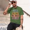 Ristian T Shirt Unisex Unisex Jesus The Way Truth Life Tshirt Grh T Shirts Vintage T Shirt Camisetas 2026 New Model Shortsleeve Cr