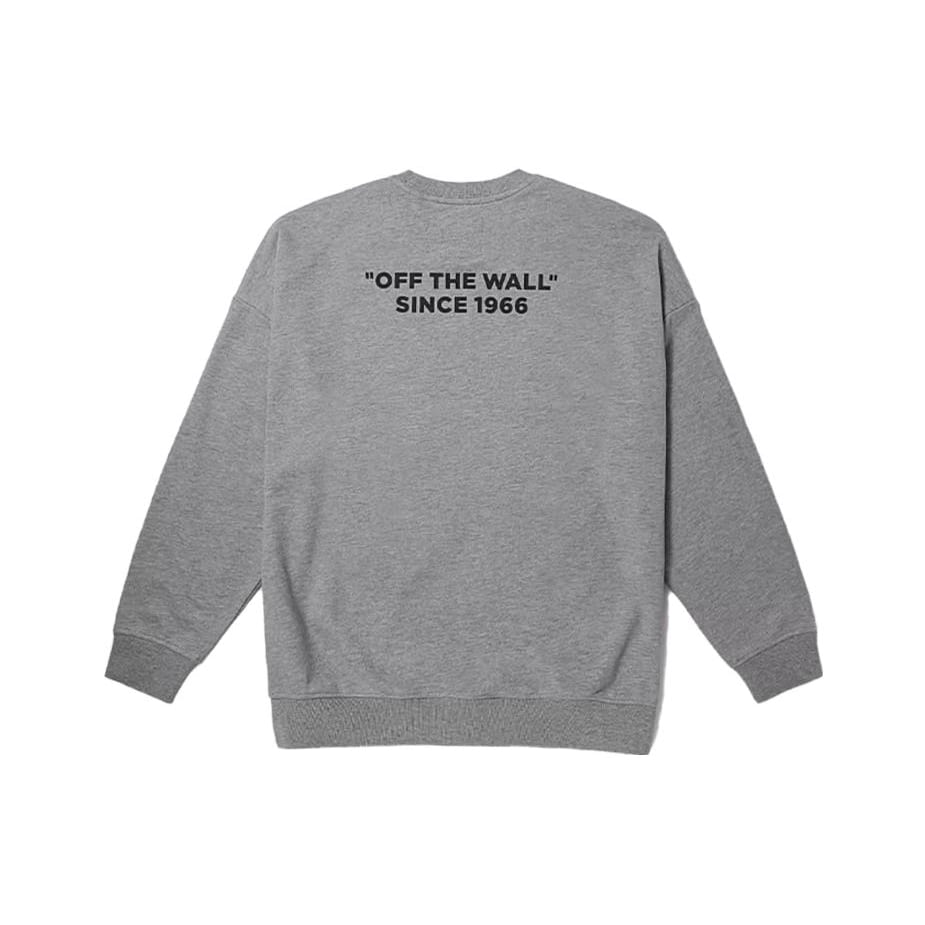 Vans Sweatshirts Unisex Gray Crew Neck Moderate Regular VN000H0SHTG