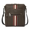Polierte Palladium-Beschläge Kalbsleder Crossbody Schultertasche Herren Taschen Braun 6313202