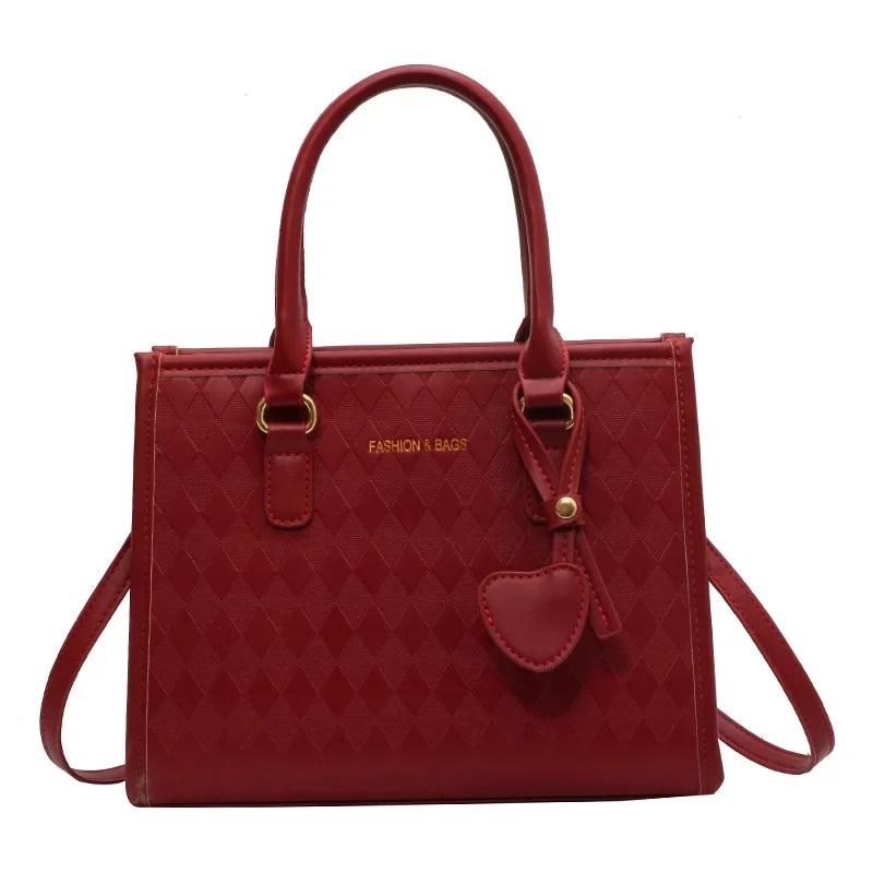 Рождественская модная новая женская сумка через плечо Urban Beauty, изысканная фактурная сумка, большая вместительная сумка через плечо