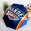 Thunder Basketball Team Umbrella 8-Frame for Travel, Camping, Casual Lightweight Portable Umbrella, Essential for Every Family Holidays Gift