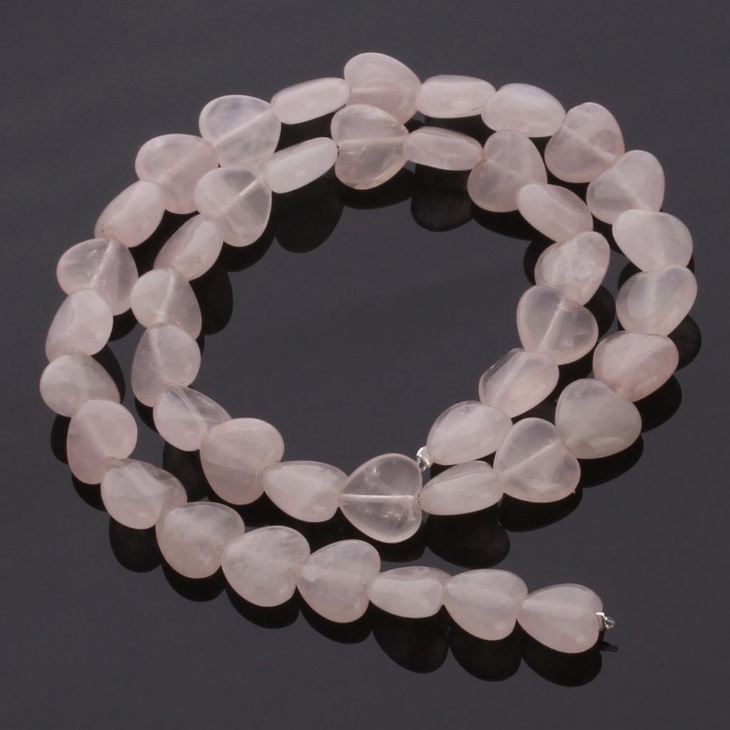 1 String Natural Stone Colorful Heart shaped Agate Tiger Eye Amethyst Blue Pine Spacer Beads DIY Charm Bracelet Necklace Jewelry
