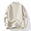 Herren Winter Fleece Halbhoher Kragen Strickware