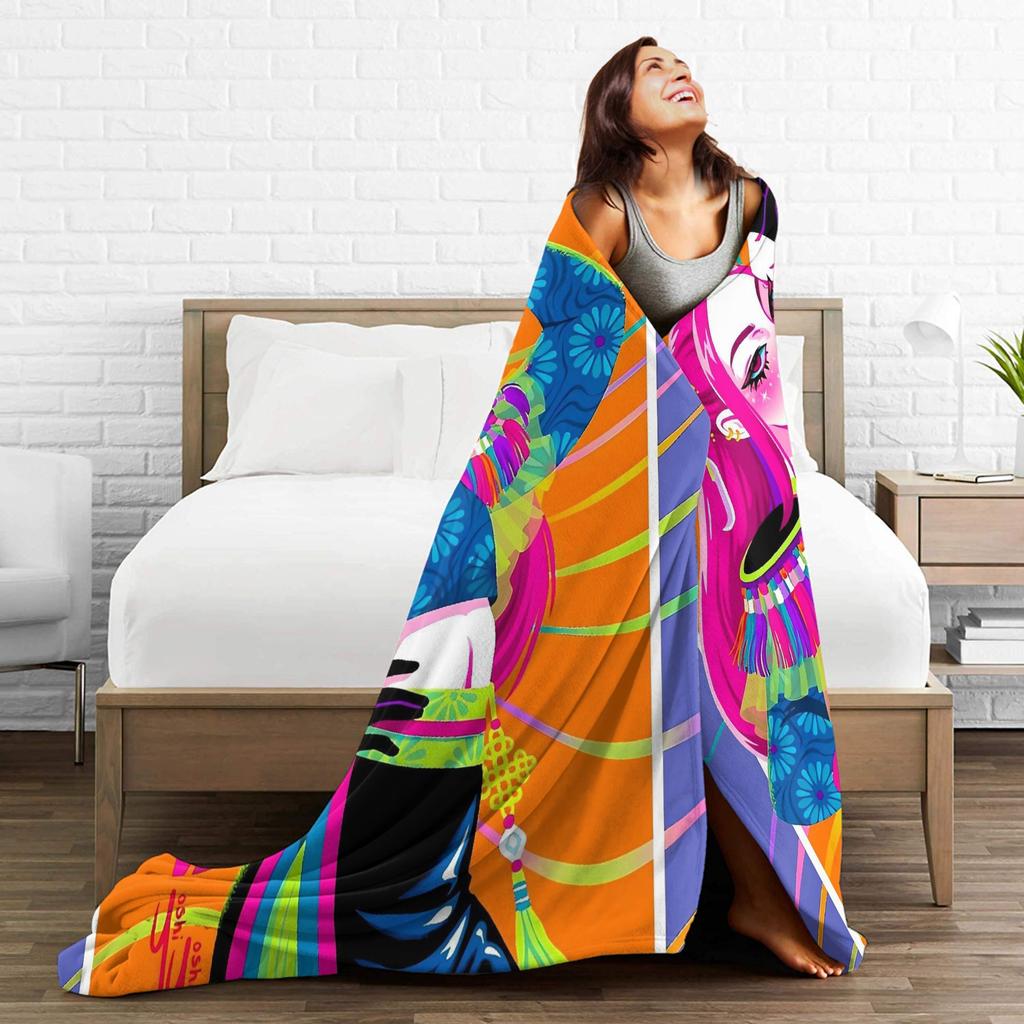 Blanket Quality Warm Soft Throw Blanket Autumn Travel Office Couch Bed Novelty Bedspread