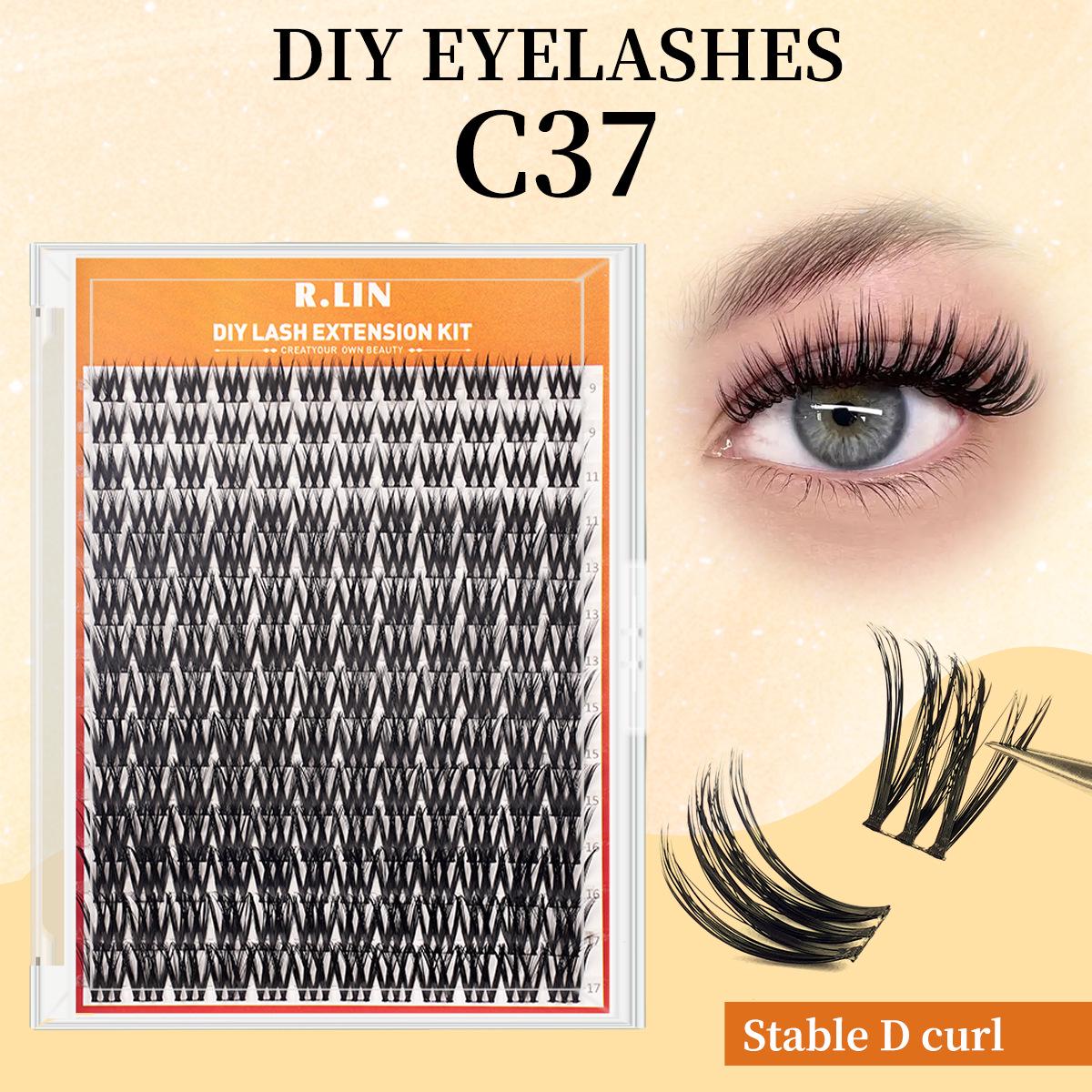 

High Volume DIY Cluster Curling False Eyelashes for a Fluffy, Natural Look