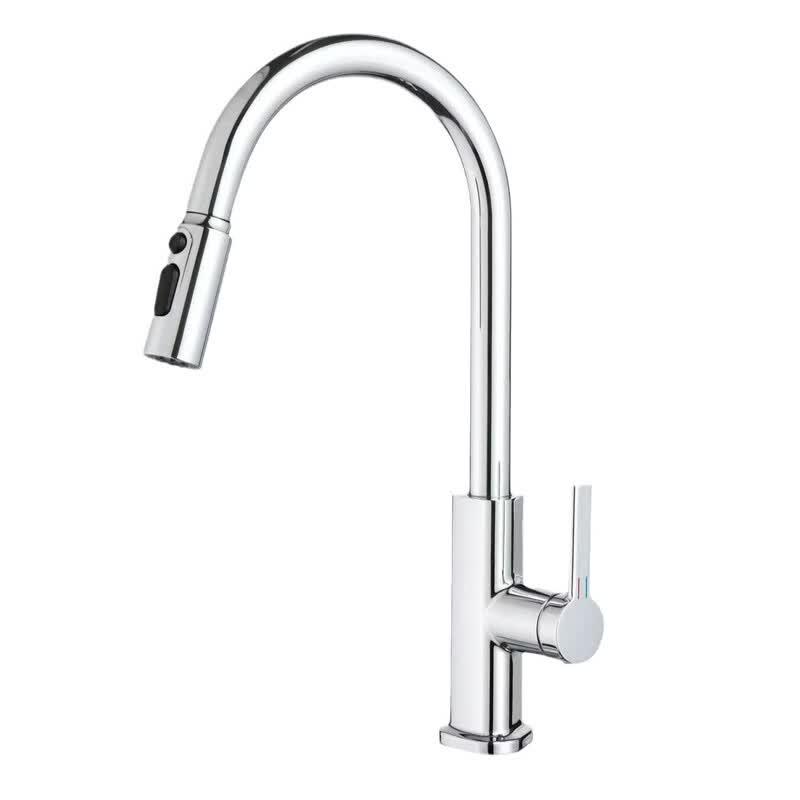 Xibaomu Digital Display Pull-Out Kitchen Faucet