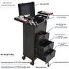 Multi-layer Wheeled Makeup & Nail Art Toolbox with Drawer