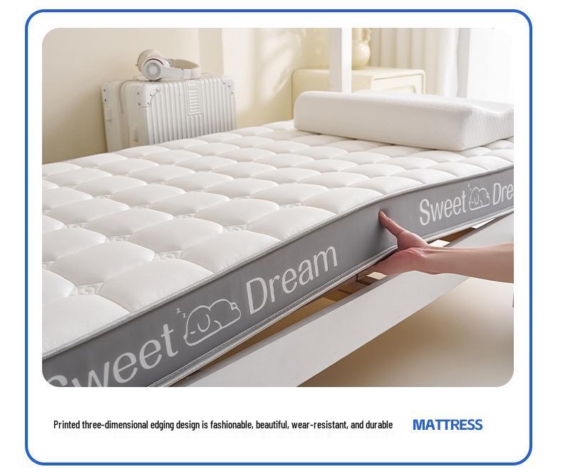 Latex-Memory-Schaum-Matratzenauflage für Schlafzimmer/Wohnheime - Weich, Einzelgröße