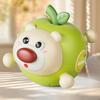 211AB Fruit Bear Tumbler Toy with Sound for 1-3 Years Baby Toy Teething Rattle Early Education Toys