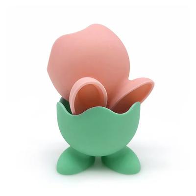 5/10Pcs Silicone Egg Cup Colorful Silicone Storage Rack Egg Poacher Cups Bracket Powder Puff Storage Rack Beauty Egg Tray Tools