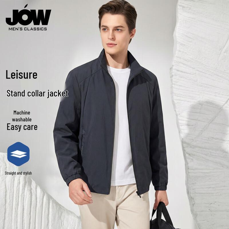 JOW Men s Business Casual Stand Collar Jacket 3XL