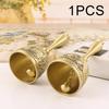 Brass Hand Bell Gold Teacher Bell Service Bell for Party Dinner Celebrations