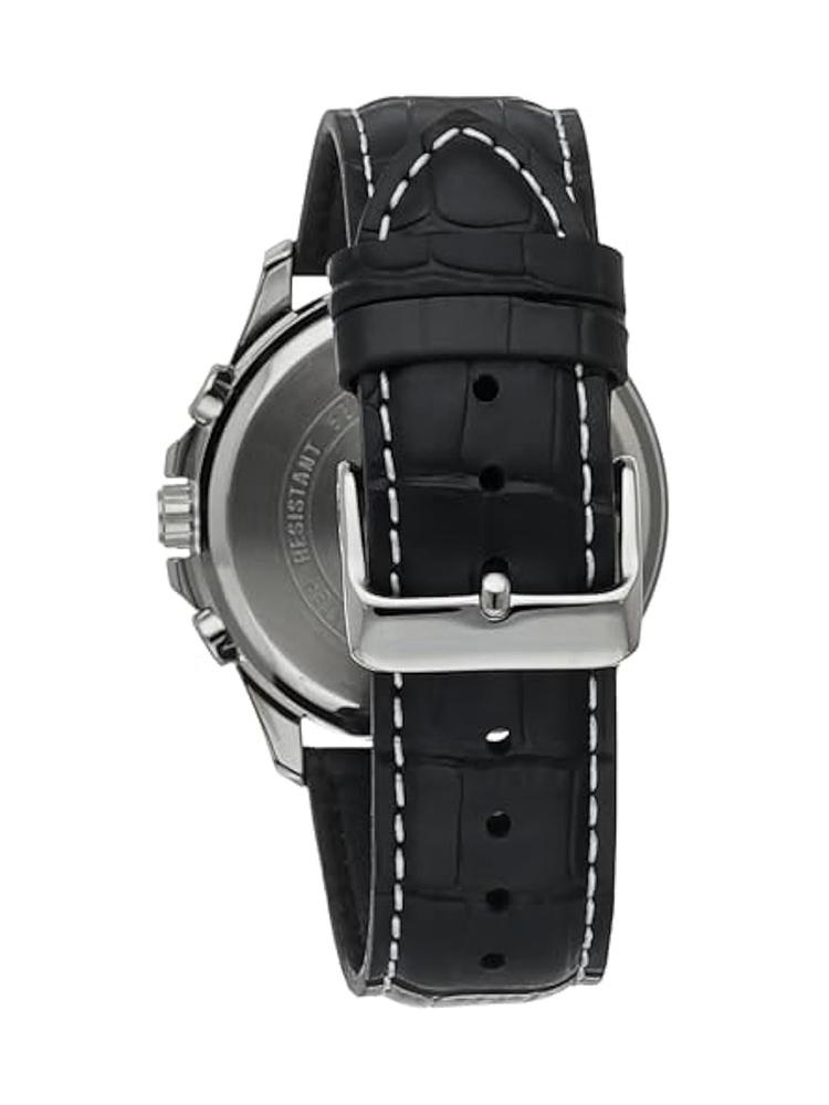 Casio - Metal Case, Leather Strap, Three-Hand Quartz Watch for Men MTP-1374L-1A