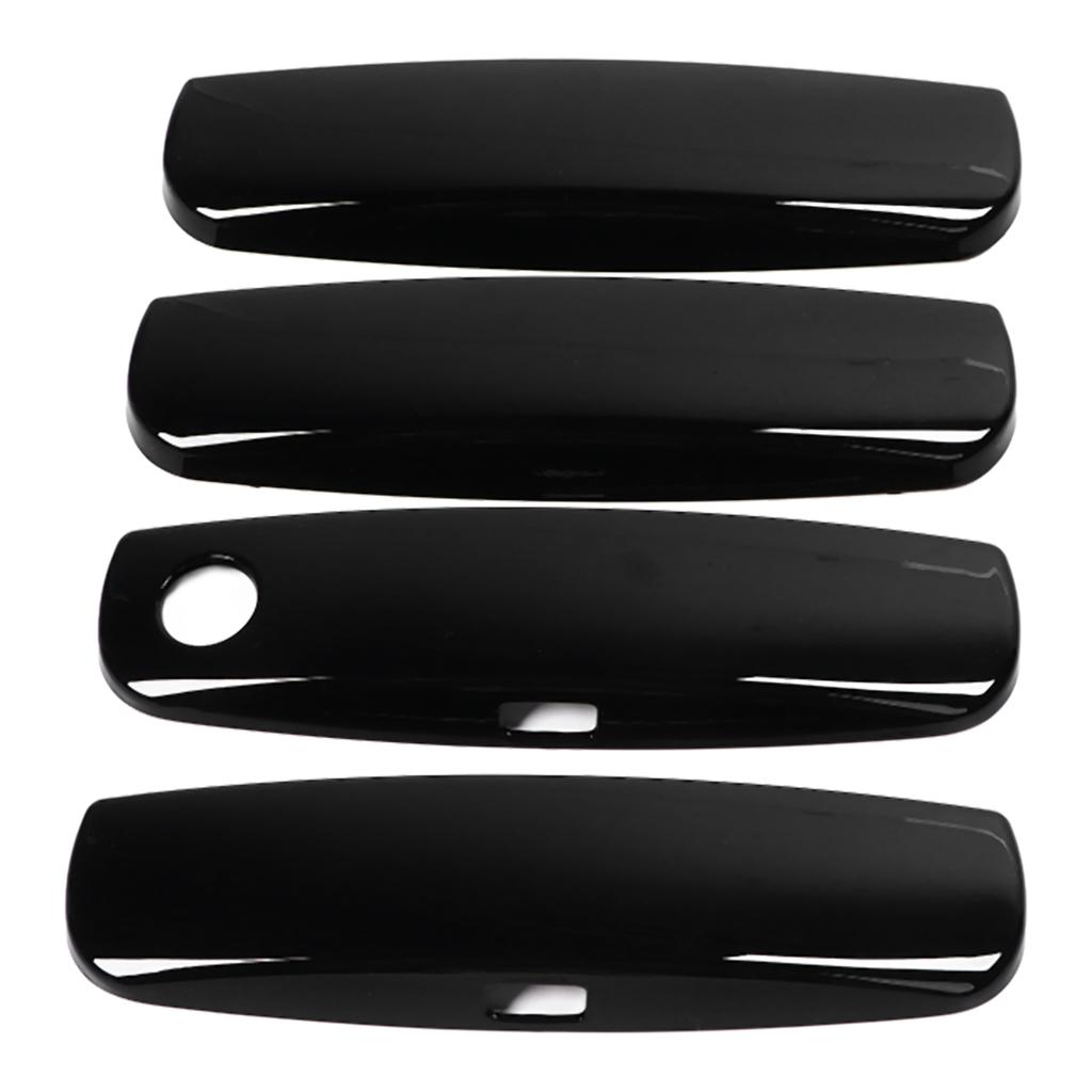 4 Stück Glänzend Schwarz Türgriff Dekor Abdeckung Zierleiste Ersatz für Dodge Charger 2011‑2020