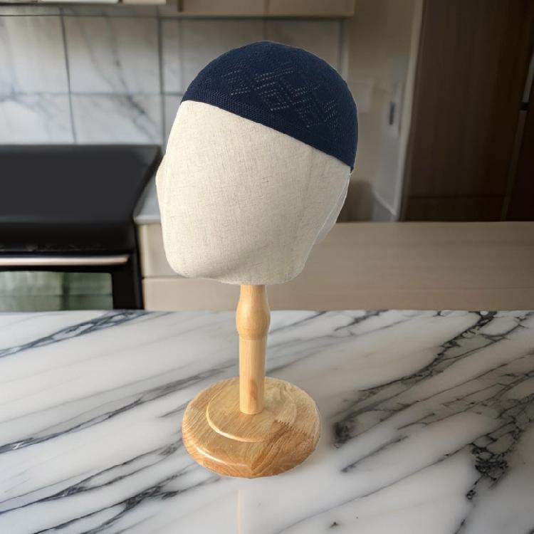 Foldable Sun Hat Gentleman Hat Breathable Hat for Men National Styles Hat for Worship and Everyday Use