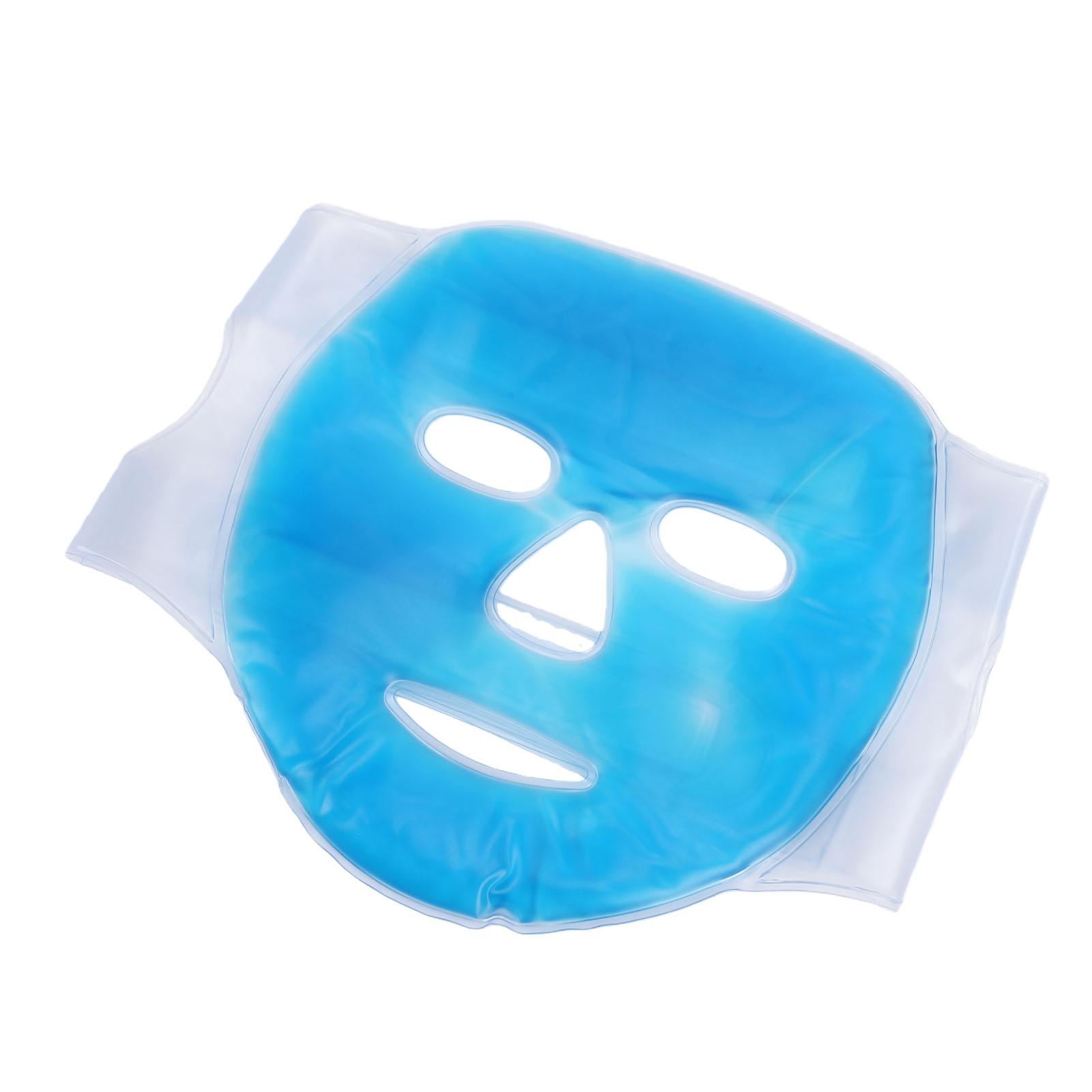 Ice Face Pack Reusable Cooling Gel Cold Hot Compress Face Pack for Reduce Puffiness Relieve Fatigue for Beauty Spa Blue