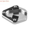 Y4UA Motorcycle Aluminum Kickstand Foot Side Stand Enlarger Pad Plate for 900