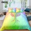 Tree of Life Duvet Cover Set Natural Scenery Bedding Set Botanical Branches Comforter Cover Autumn Leaves King Size Quilt Cover