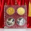 1 st 40 mm Metallsamling 2026 Kinesiska nyåret Guld Souvenir Mynt Lyckodjur Häst Samlar Mynt Silver Utmaningsmynt