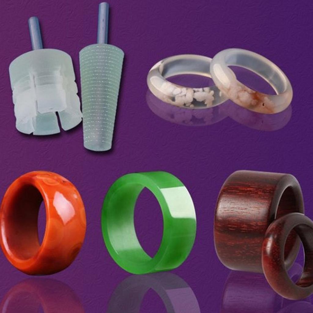 Versatile Jewelry Repair Tool Polishing Stick for Rings and Bracelet Buffing Silicone Mandrel Inner Outside Holder