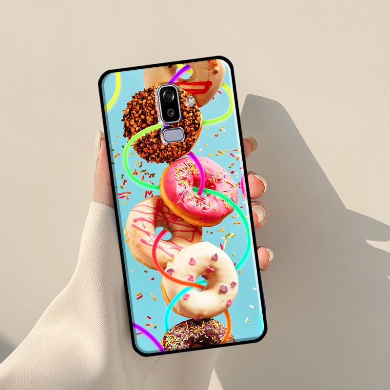 Macarons Cake Dessert Cute Case For Samsung Galaxy J3 J5 J7 2017 A3 A5 J1 2016 J4 J6 Plus A6 A7 A8 A9 J8 2018 Coque