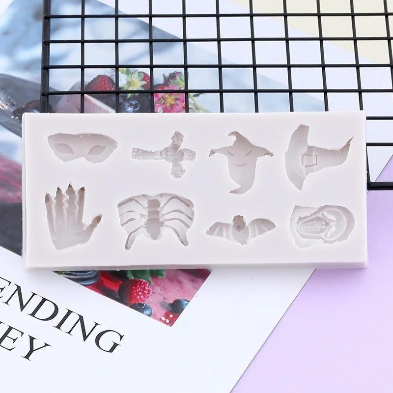 Christmas Creative Bat Spider Owl Cake Mold Theme Party Silicone Mold Baking Accessories Home Furnishings New Wholesale