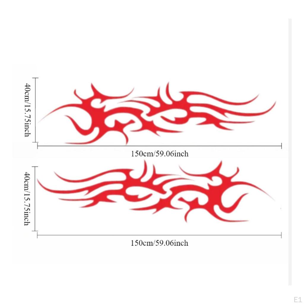 2 Pieces Sticker Auto Stickers Gift Accessories Vinyl Versatile Vehicle Decal Decoration for Truck