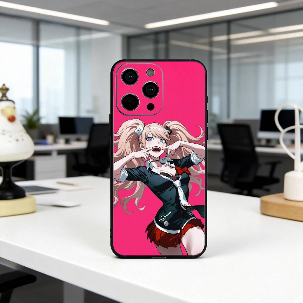 J-Junko Anime Enoshima-JEES Phone Case Silicone Soft For IPhone 17 16 15 14 13 12 11 X XR Plus Pro Max Plus