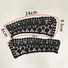 sales of 1-10 pieces Black and white embroidery hollowed out Shredded milk decoration DIY sewing lace accessories