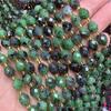 6x8mm Faceted Oval Natural Stone and Crystal Beads for DIY Jewelry