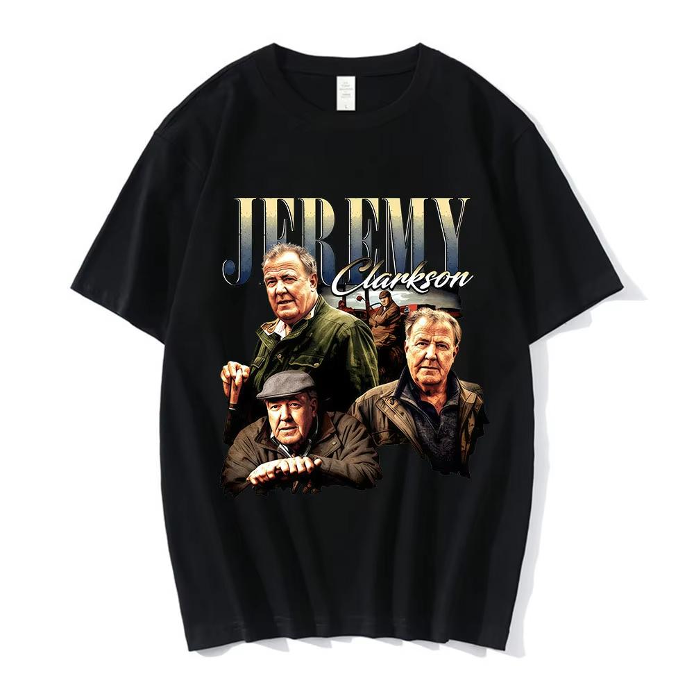 Jeremy Clarkson Graphic Tshirts Unisex Women Clothing Fashion Vintage Short Sleeves Oversized T Shirts Cotton Casual Tshirt Tops