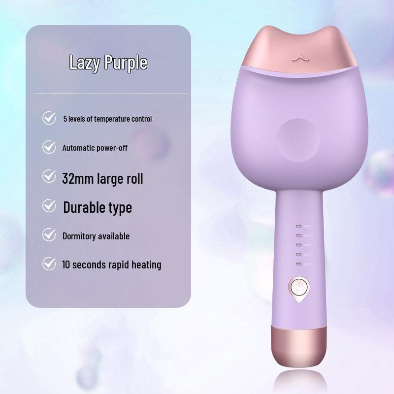 Lazy Egg Roll Curling Iron: Long-Lasting Water Wave Perm, Hair-Safe Styling Tool