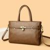 Bolsa Fashion para Deslocamento - Sofisticada Bolsa Tote Retrô para Deslocamento - Bolsa de Ombro Casual de Grande Capacidade