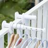 A Thickened, Durable, Retractable and Foldable Clothes Rack for Business Trips On The Window of The Dormitory