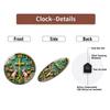12 Inch Diameter Glass Wall Clock That Excels At Its Fundamental Purpose