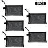 1/3/5Pcs Transparent Mesh Travel Passport Holder Portable Ticket Id Card Organizer Bag Zipper Document Pouch