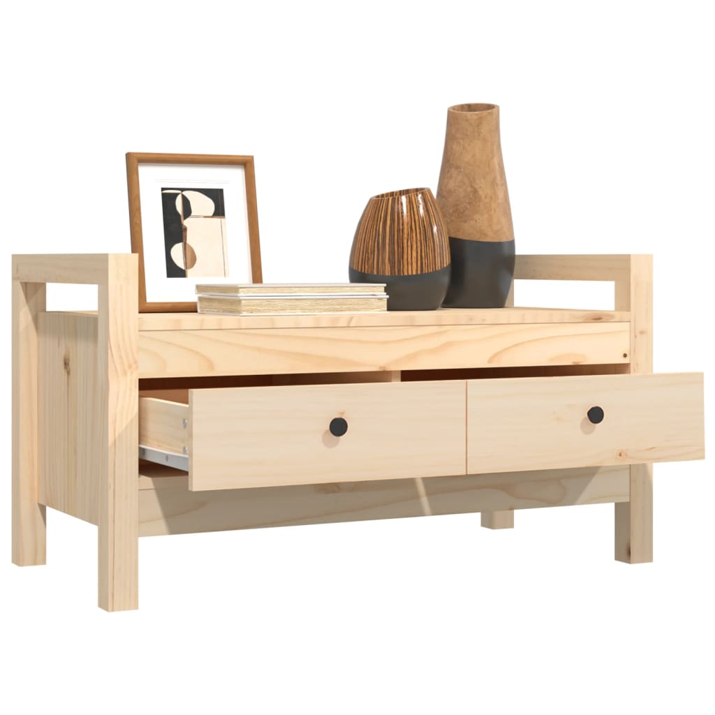 Hallway Bench 80x40x43 cm Solid Wood Pine