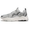Li Ning Meteor Low Top Casual Shoes Men's Silver Gray AGCU121-2