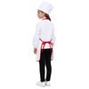 Children‘s Cooking Apron Set 3Pieces: Elastic Band Chef Hat, Oversleeves & Bib Apron with Pocket for Mess-Free Baking