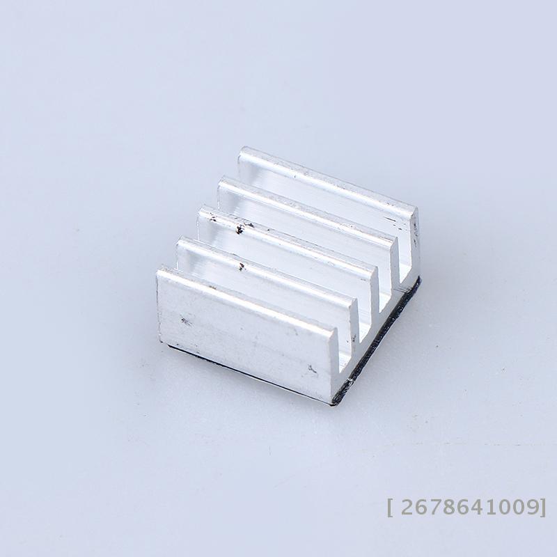 10Pcs 3D Printer A4988 Heatsink, 9x9x5mm Aluminum Cooling Block for Stepper Motor Driver,High Temperature Protection Accessory