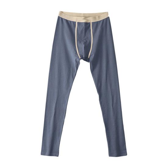 Zimowe długie kalesony U Convex Bulge Pouch Cienkie spodnie o wysokiej elastyczności Starannie szyte legginsy w jednolitym kolorze Spodnie do spania w domu