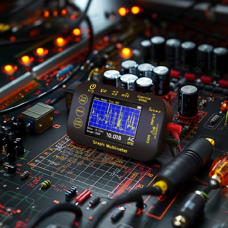 Real Time Waveform Recording Temperature Resistance Voltage Capacitance Tester 20000 Count Digital Multimeter Precisions
